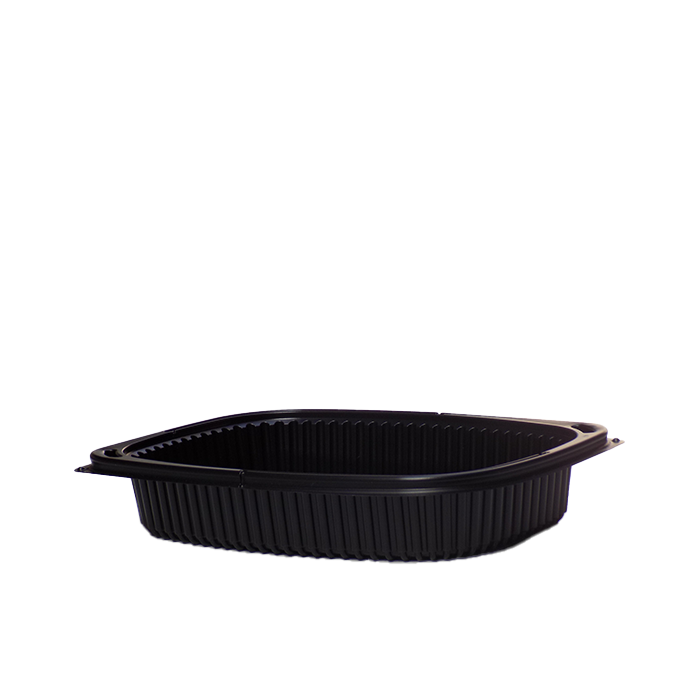 Sort PP bakke, 800 ml