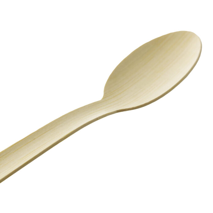 17 cm Spiseske af bambus, letvægtig