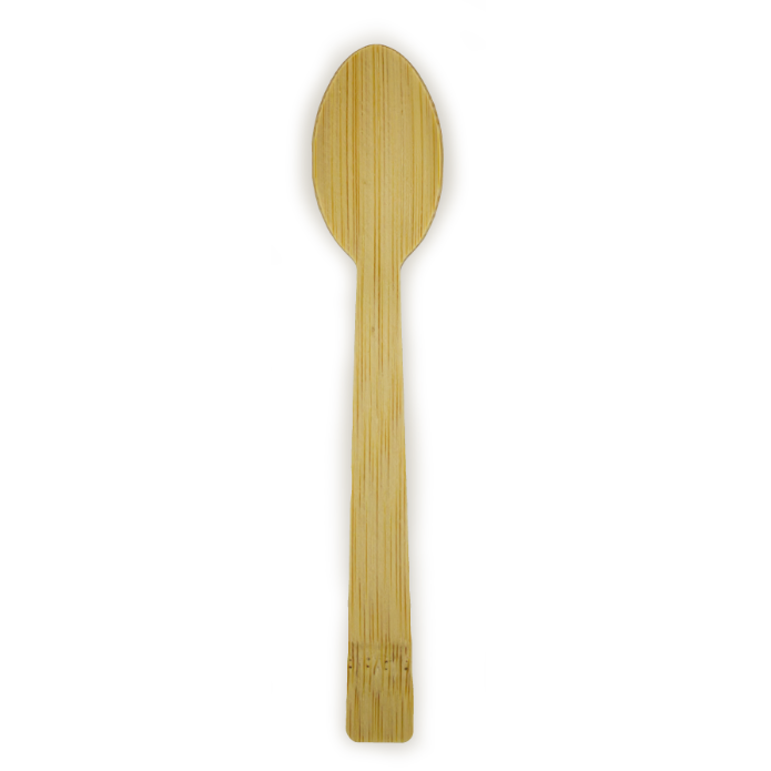 17 cm Spiseske af bambus, standard.