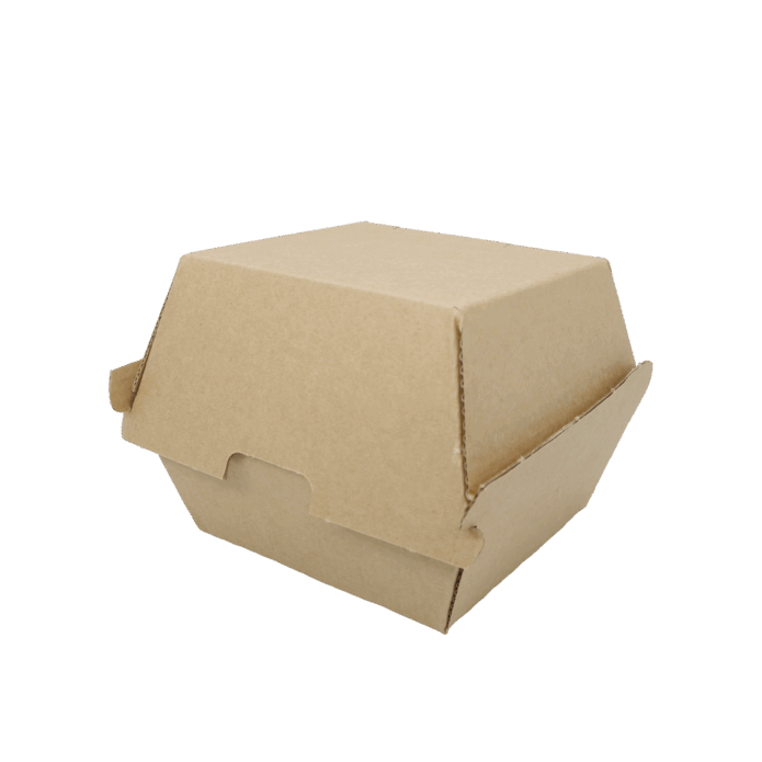 Burgerboks, pap, 10 x 10,5 x 10 cm