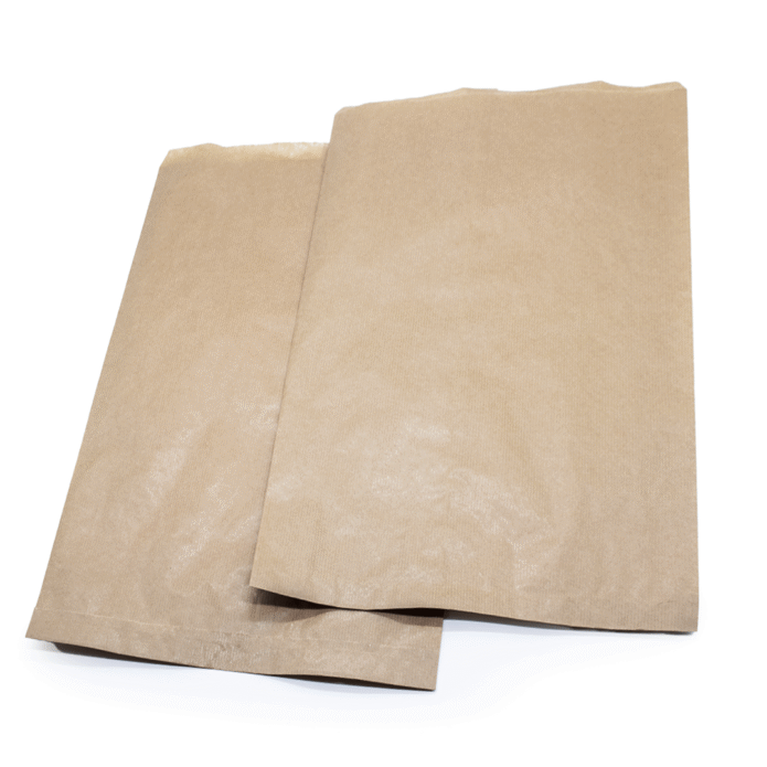 Stor bagerpose i FSC Mix Credit‑certificeret papir, 31 x 46 cm – stærk, bæredygtig og ideel til brød, kager og take‑away.