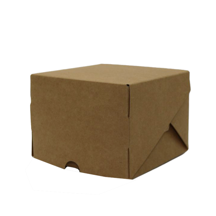Foldable boks to plate, 10,5 x 10,5 x 8 cm