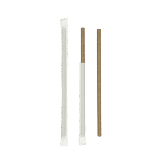 Papirsugerør, Ø6 210mm