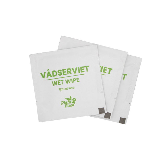 three wet wipes in packaging
