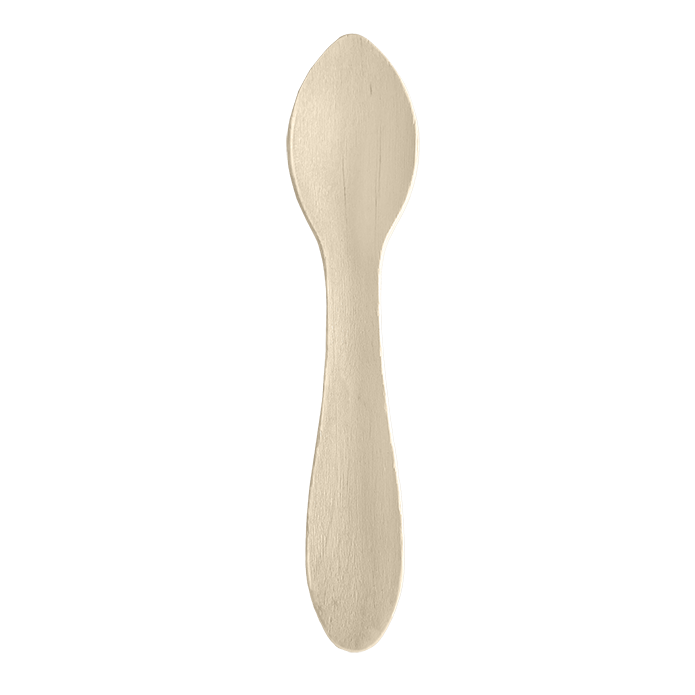 Træspiseske, 14,3 cm