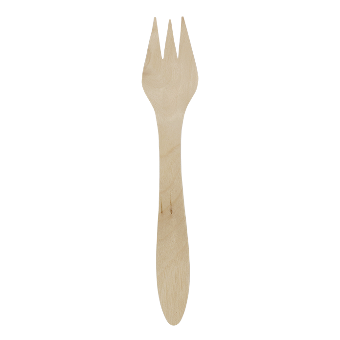 Trægaffel voks-behandlet,15,8 cm