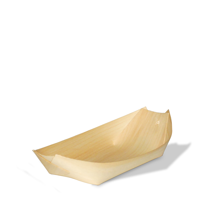 Træbåd, 19 cm